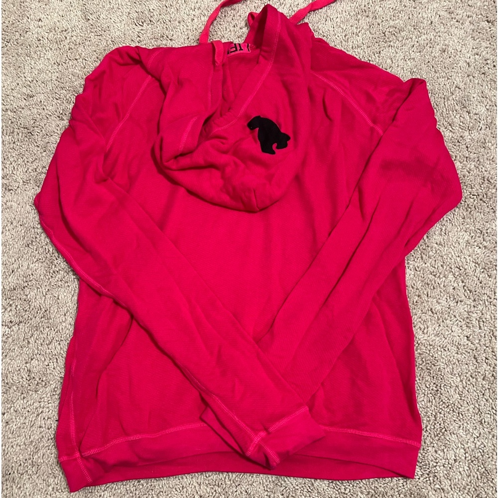 Free city pink pullover sweatshirt